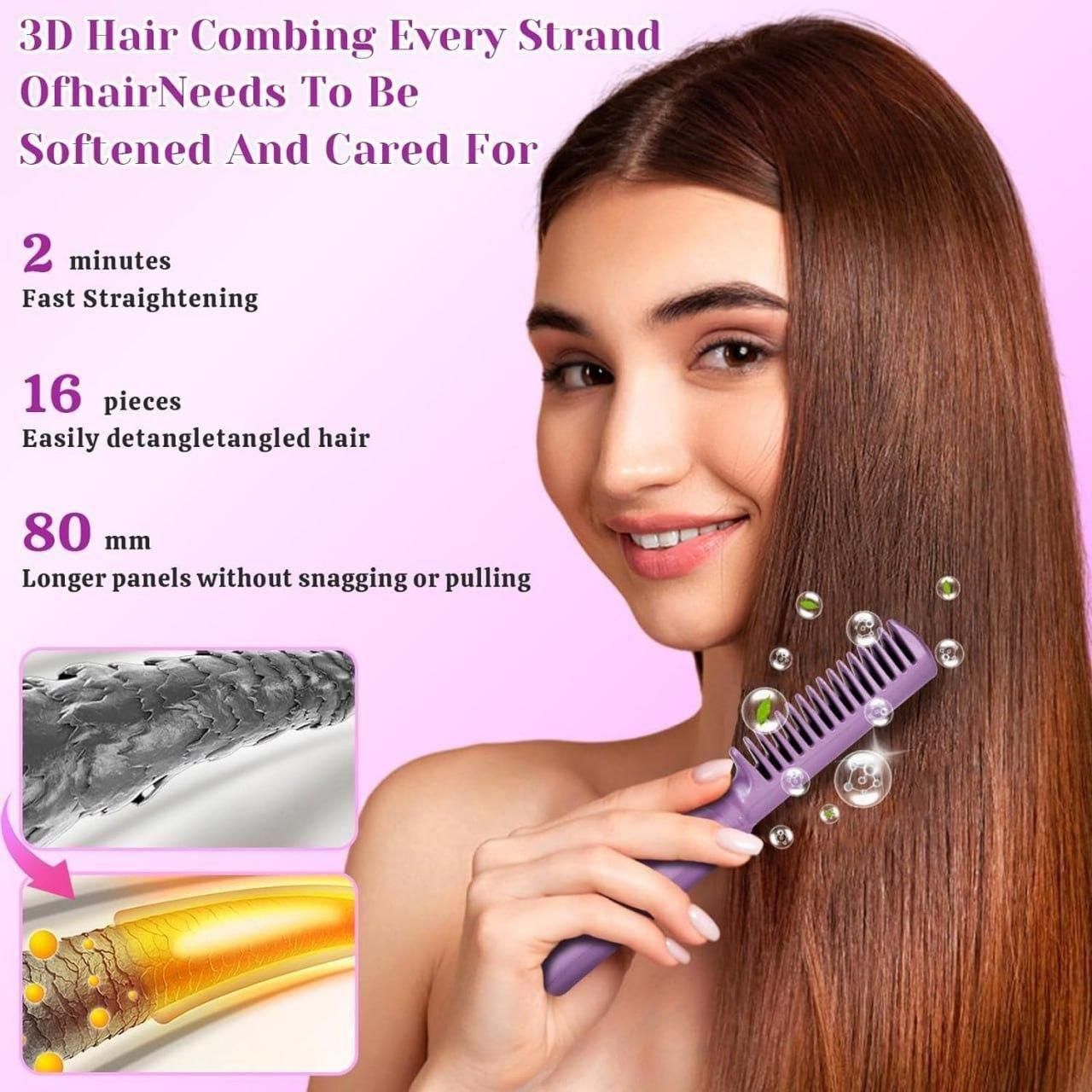 Nexus Pro Cordless Rechargeable Straightener Smart Comb
